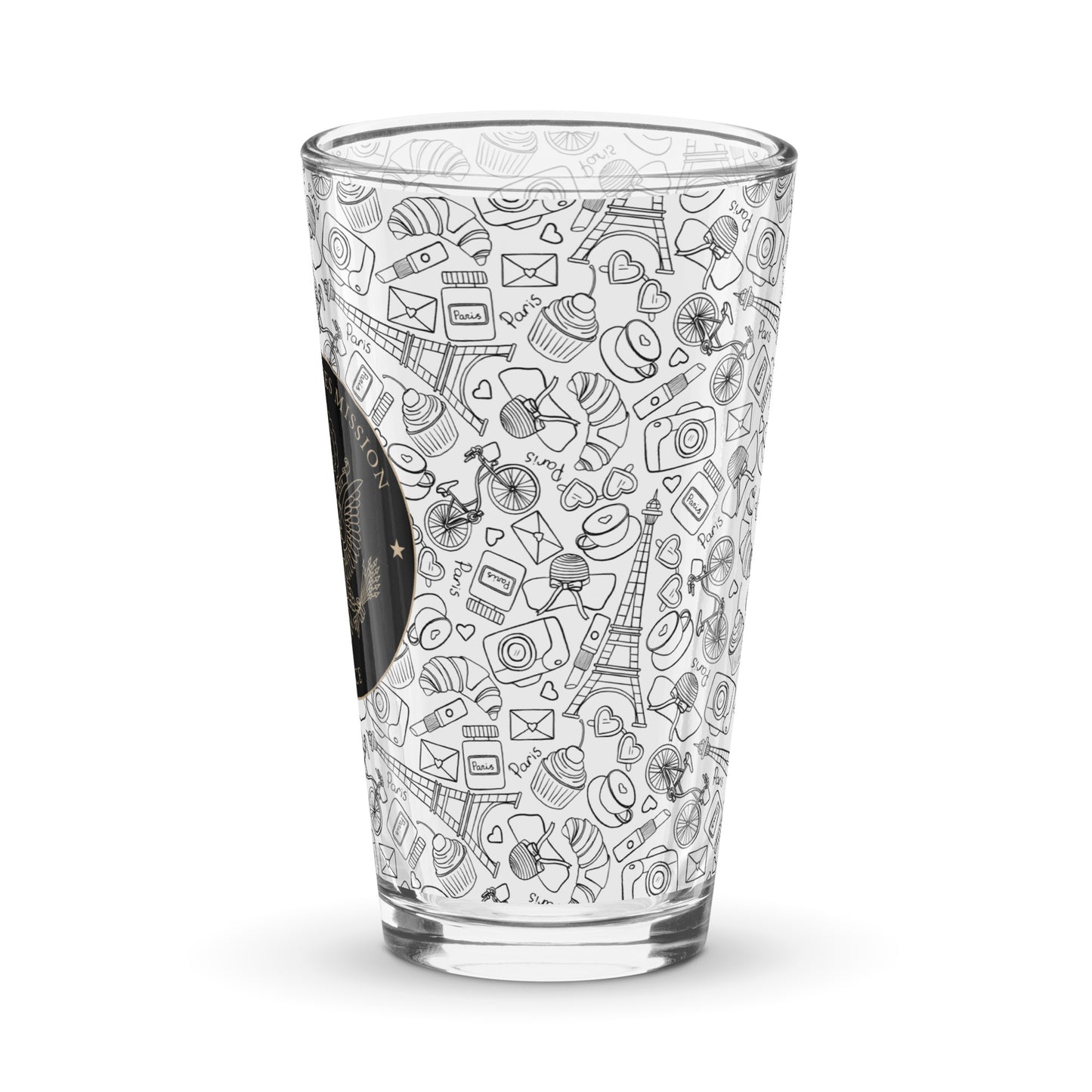 Shaker Pint Glass: France