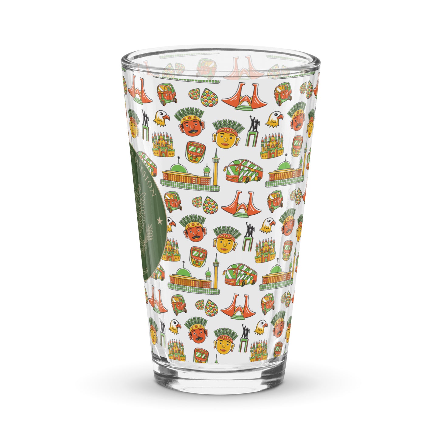 Shaker Pint Glass: Indonesia