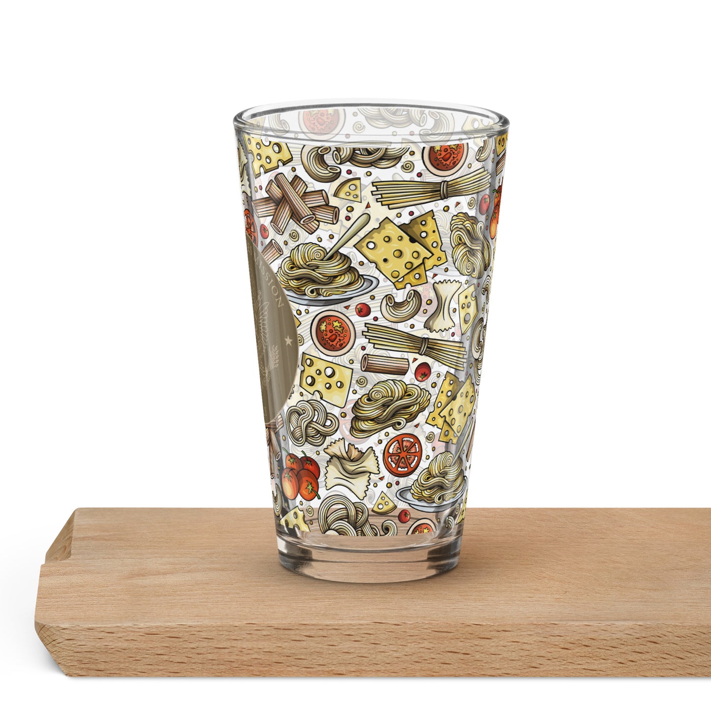 Shaker Pint Glass: Italy