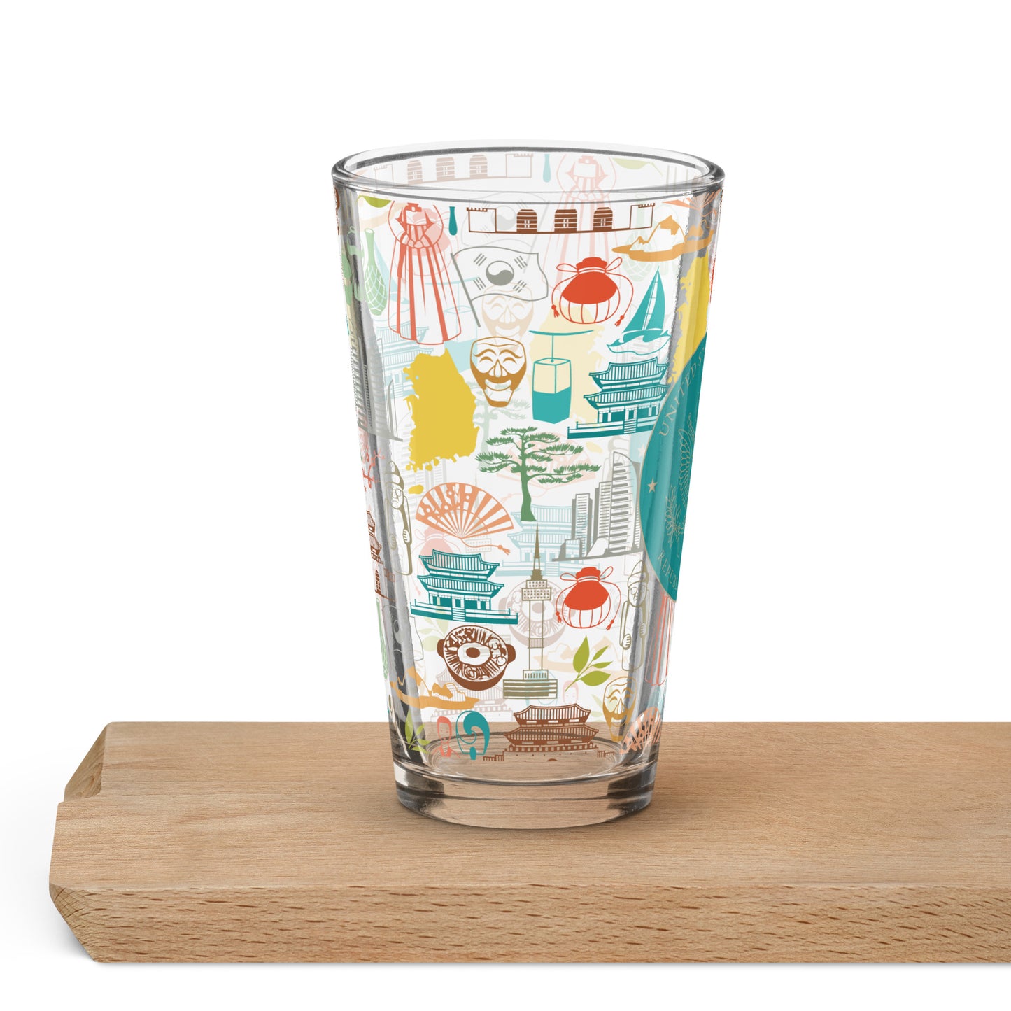 Shaker Pint Glass: Korea