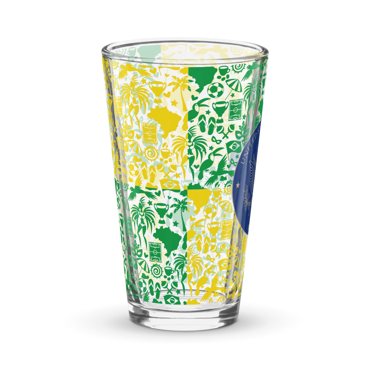 Shaker Pint Glass: Brazil