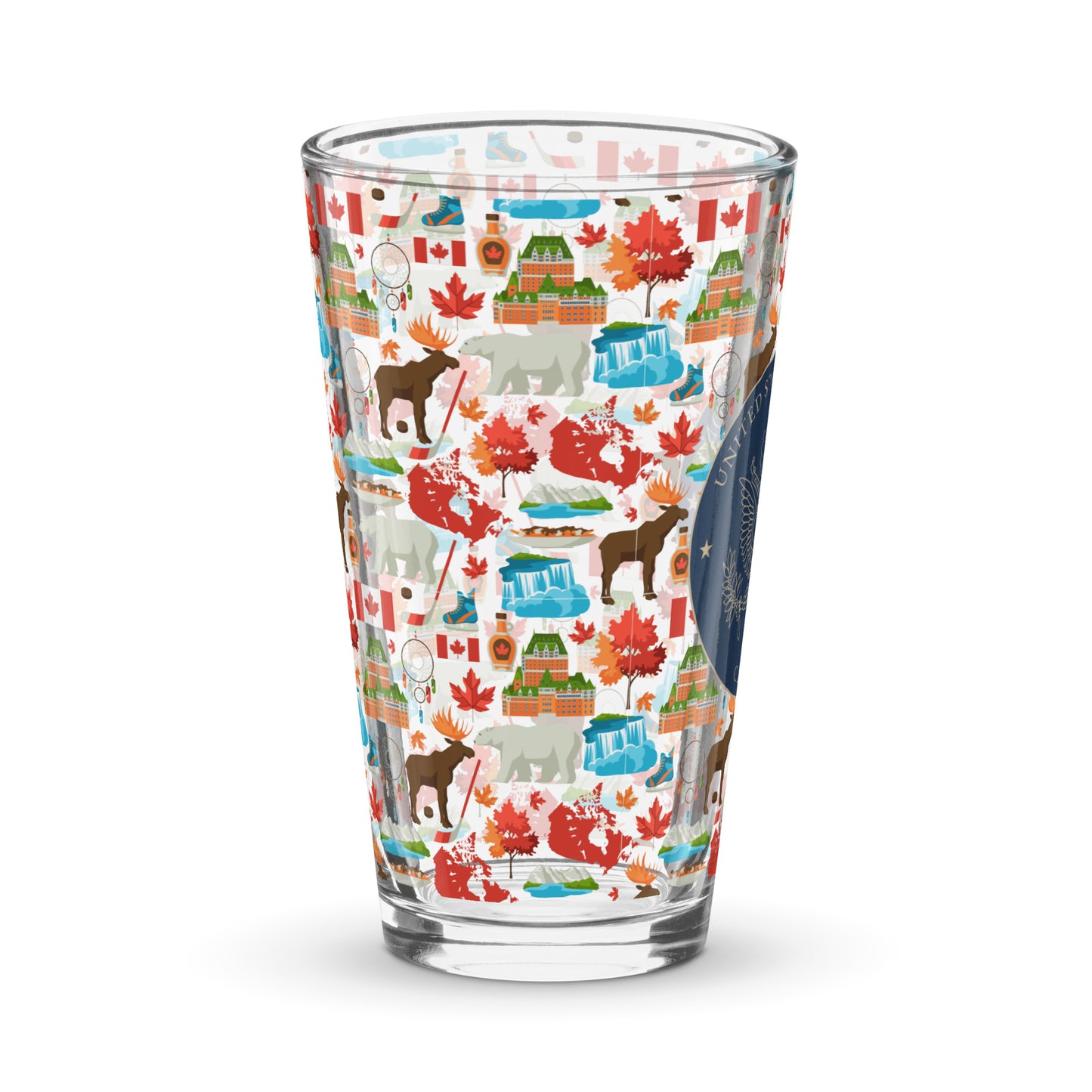 Shaker Pint Glass: Canada