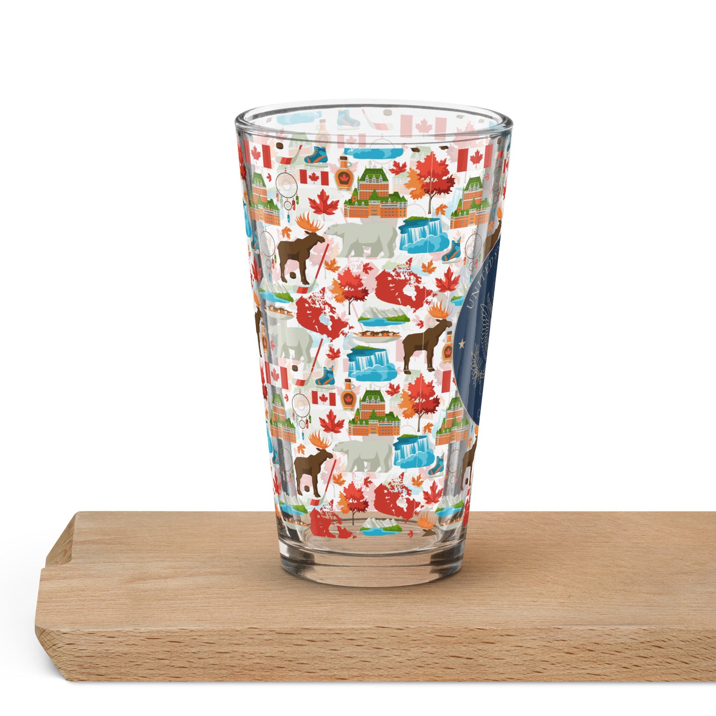 Shaker Pint Glass: Canada