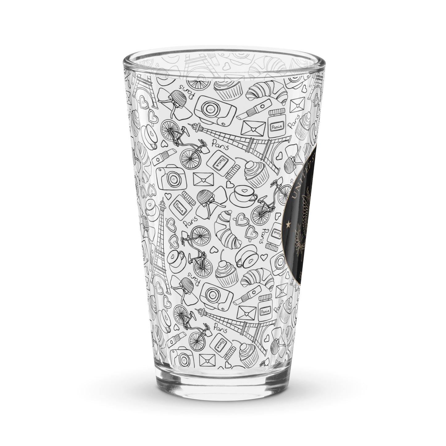 Shaker Pint Glass: France