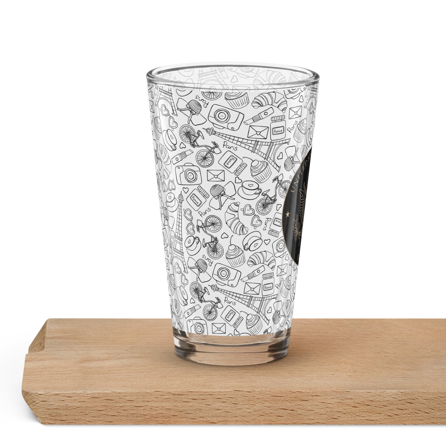 Shaker Pint Glass: France