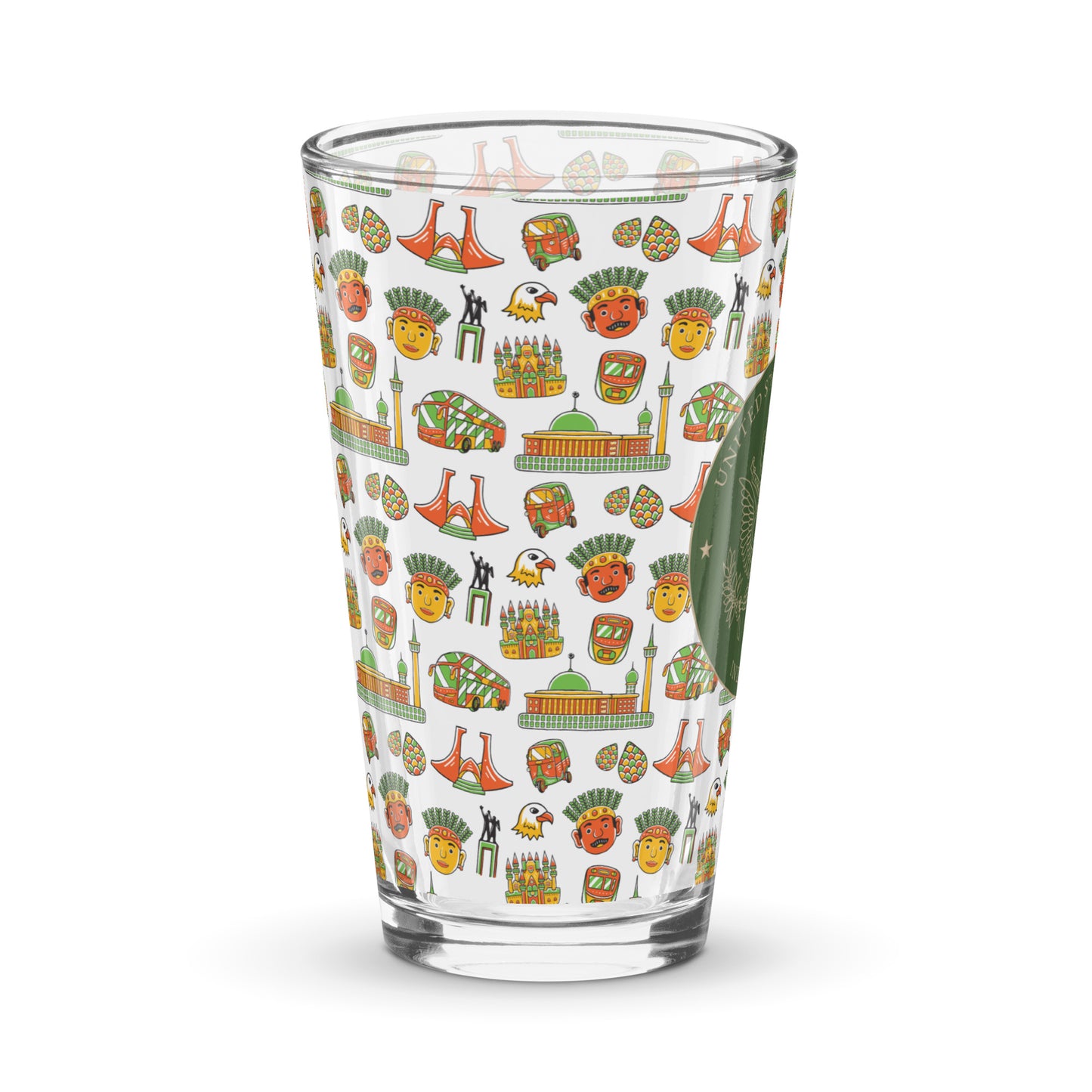 Shaker Pint Glass: Indonesia