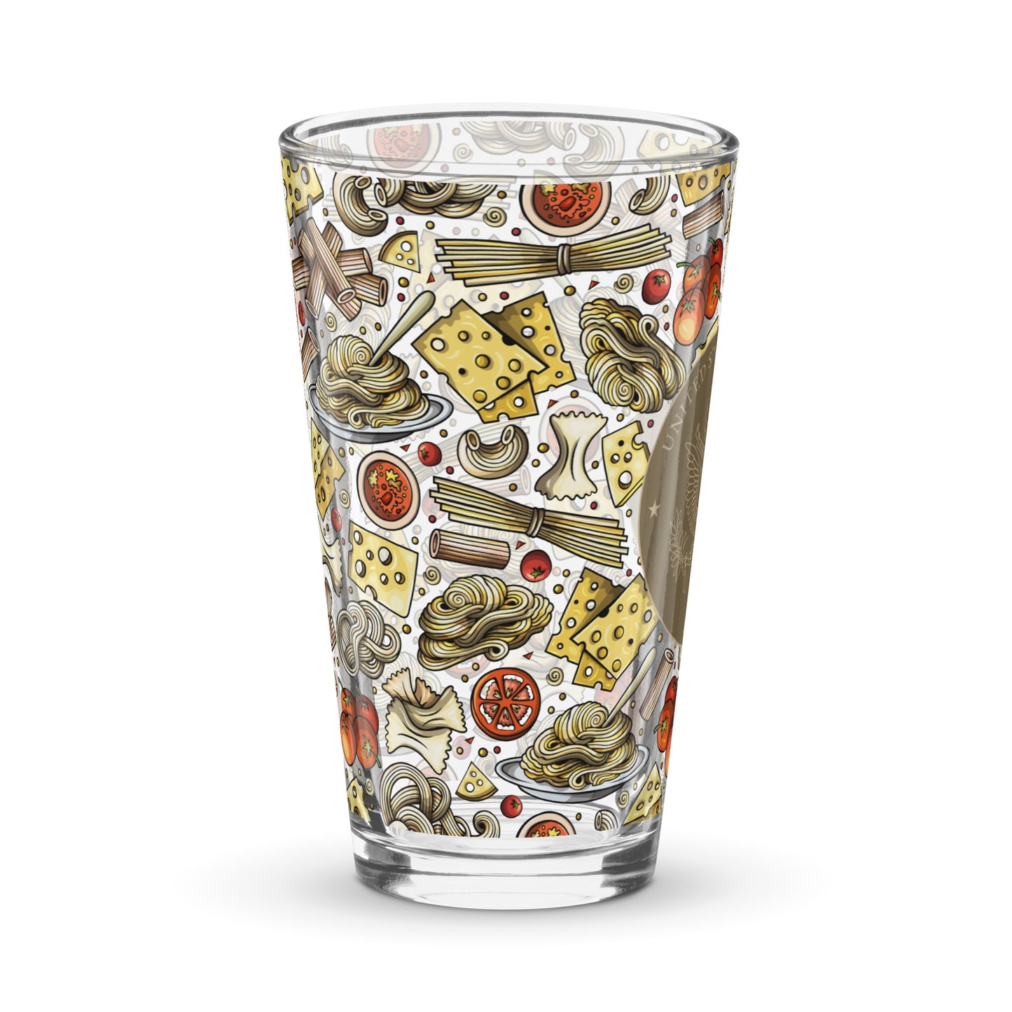 Shaker Pint Glass: Italy