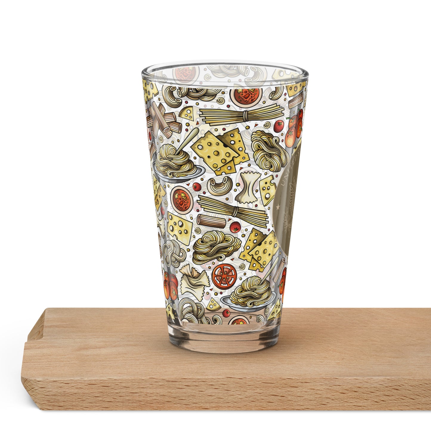 Shaker Pint Glass: Italy