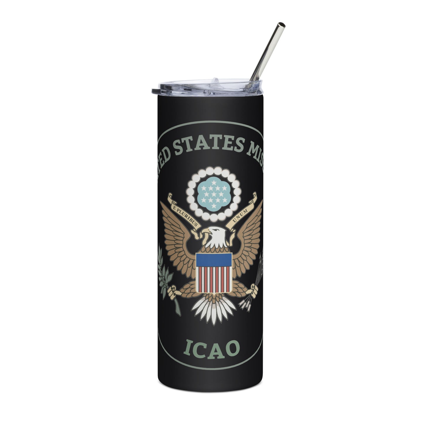 Subtle Stainless Steel Tumbler: ICAO