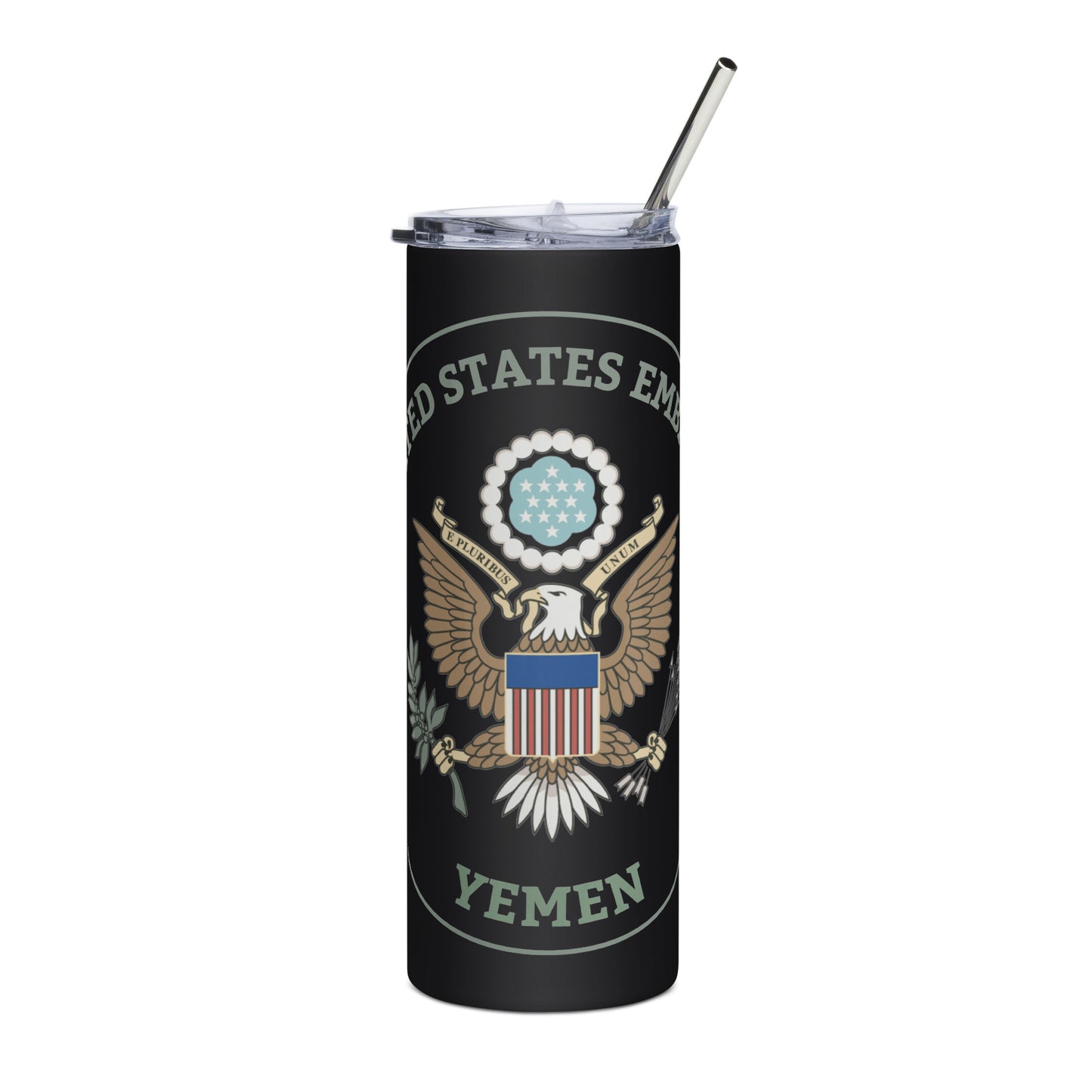 Subtle Stainless Steel Tumbler: Yemen