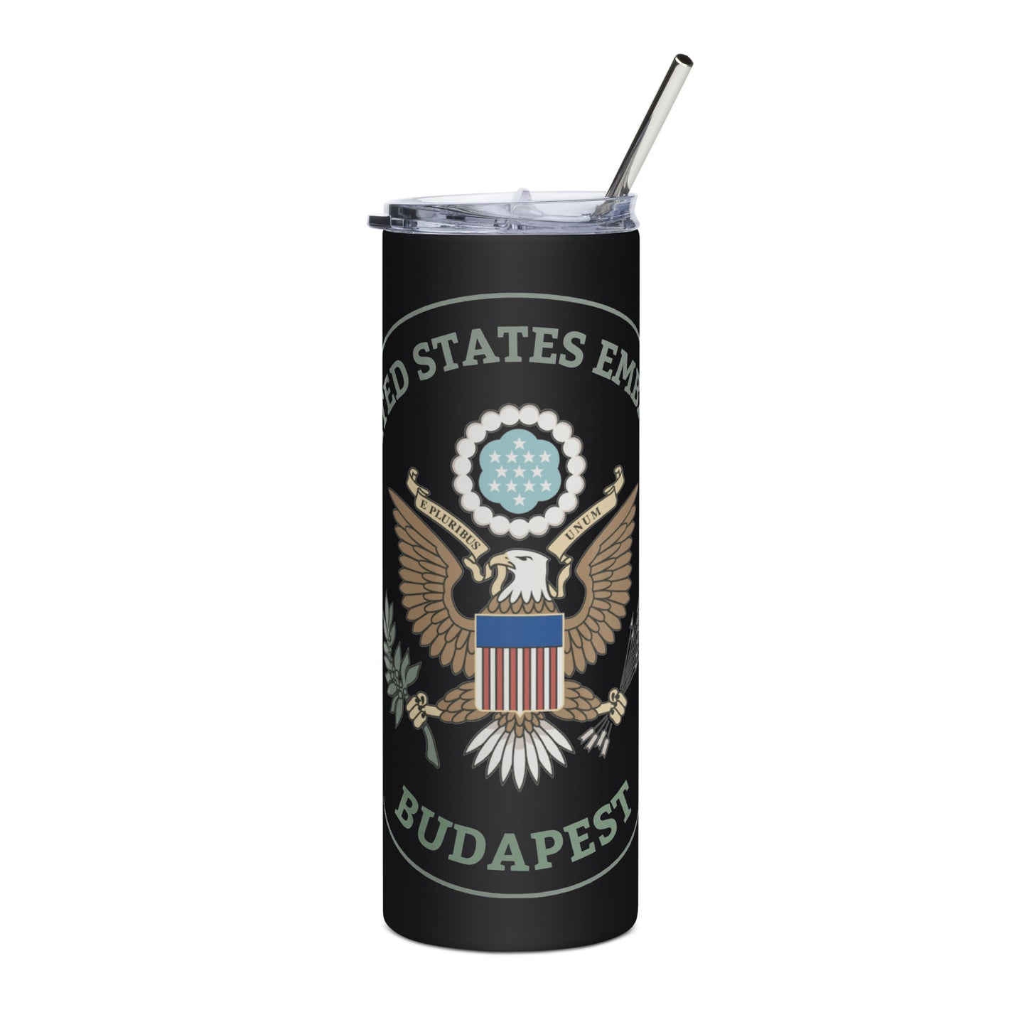 Subtle Stainless Steel Tumbler: Hungary