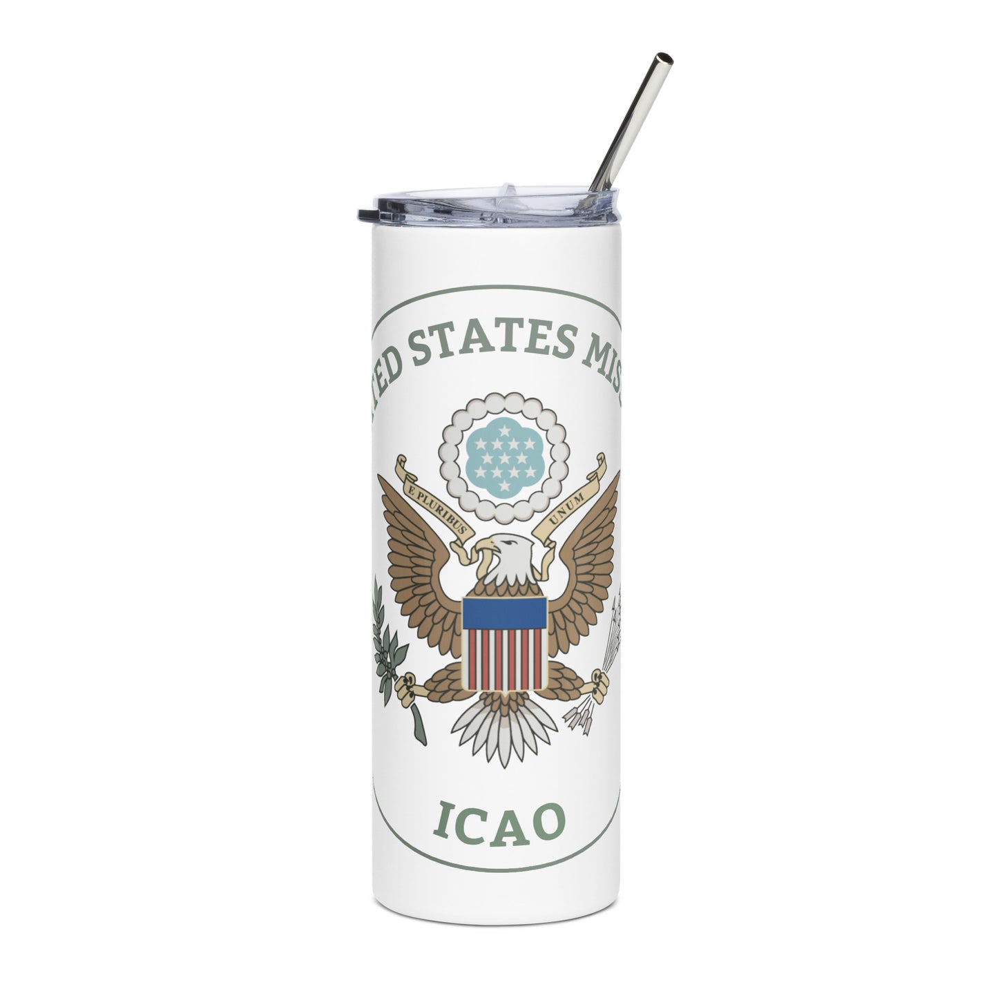 Subtle Stainless Steel Tumbler: ICAO