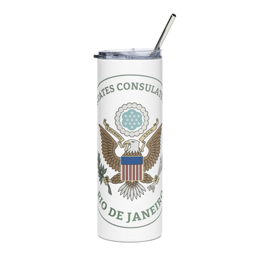 Subtle Stainless Steel Tumbler: Rio De Janeiro