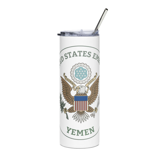 Subtle Stainless Steel Tumbler: Yemen