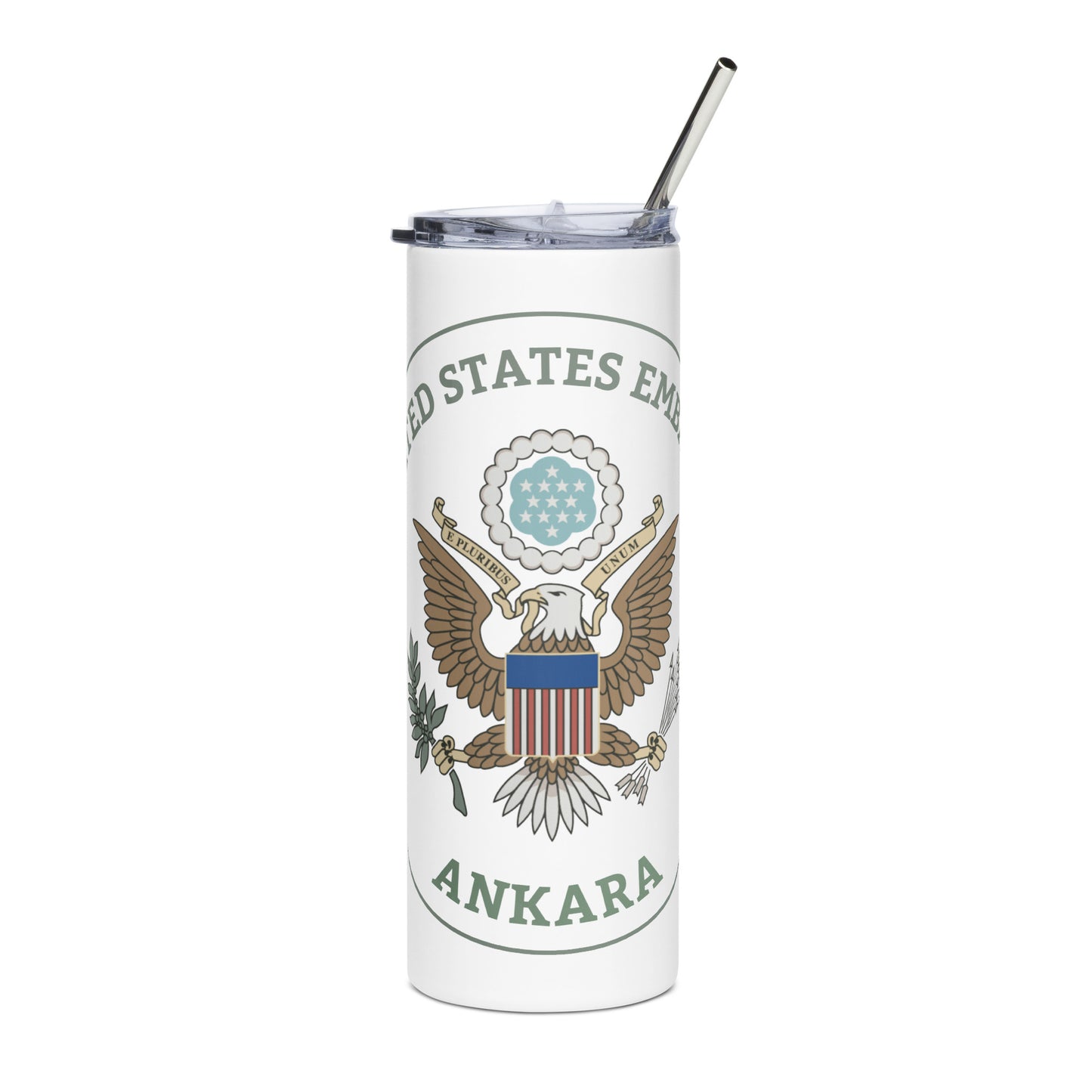 Subtle Stainless Steel Tumbler: Ankara