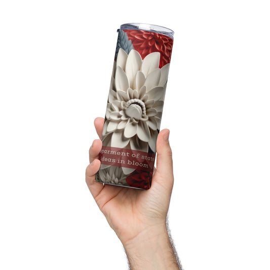 3D Flowers and Blooms Stainless Steel Tumbler: Global