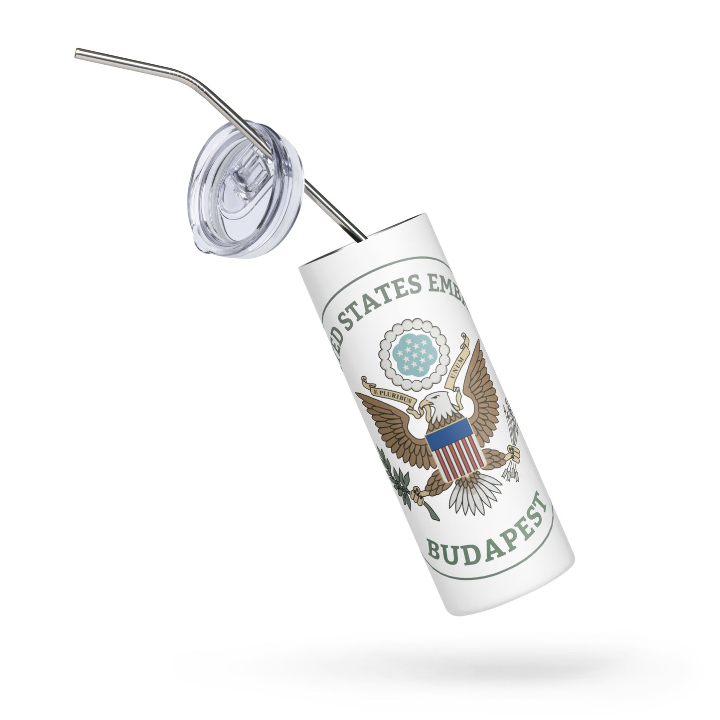 Subtle Stainless Steel Tumbler: Hungary