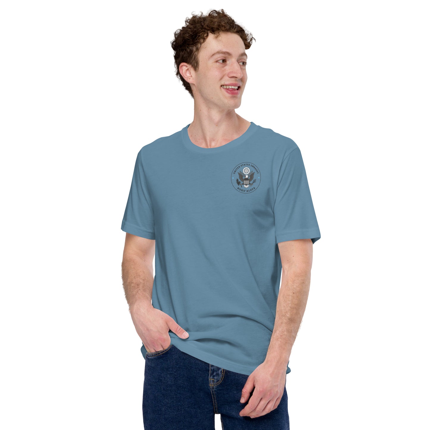 Super Comfortable Light T-Shirt w/Printed Seal: Nuku'Alofa