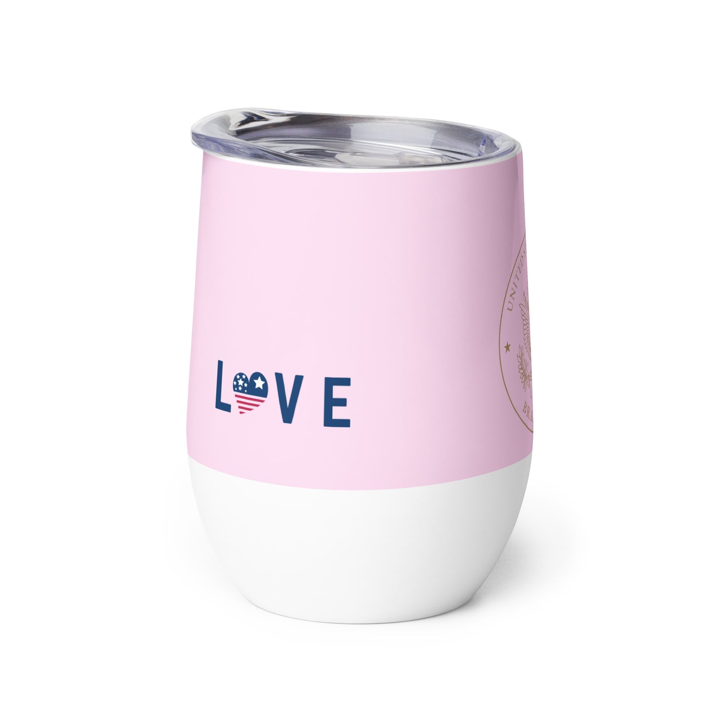 Chic, Pink Wine Tumbler: Brazzaville