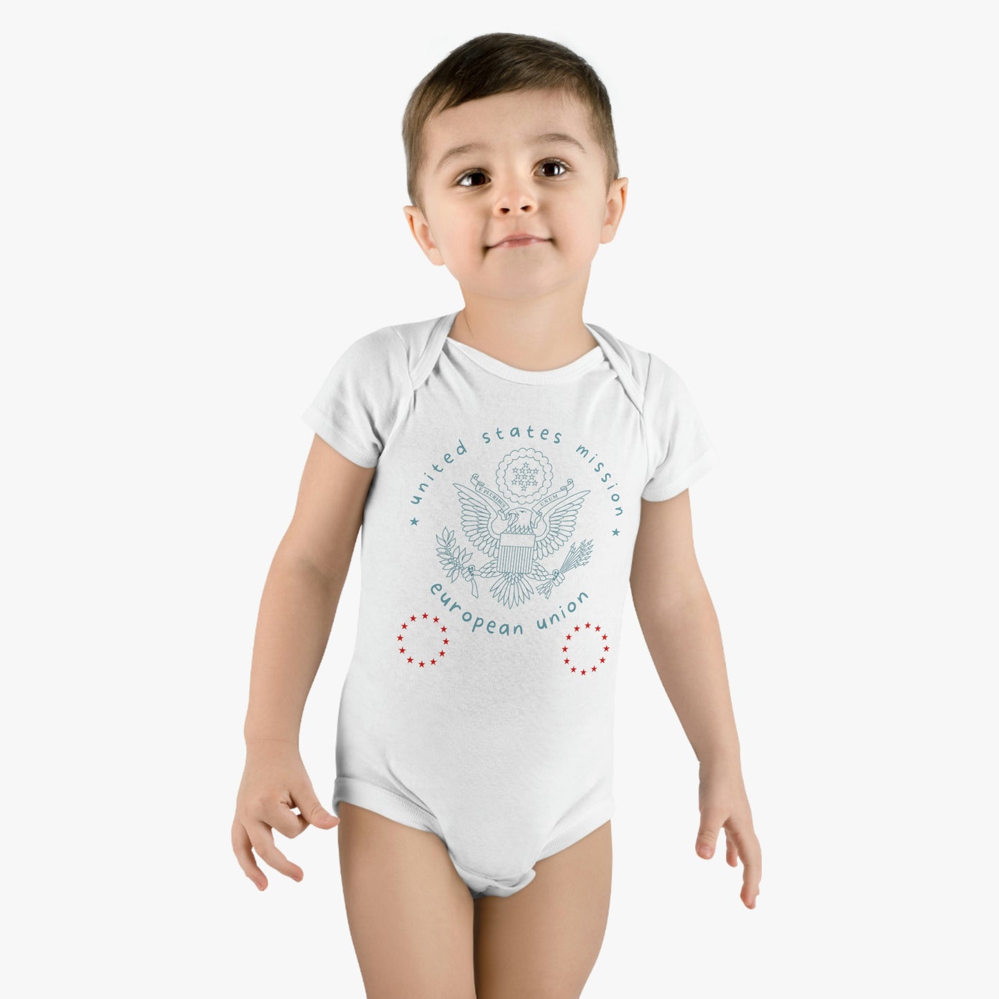 European Union Onesie® Organic Baby Bodysuit