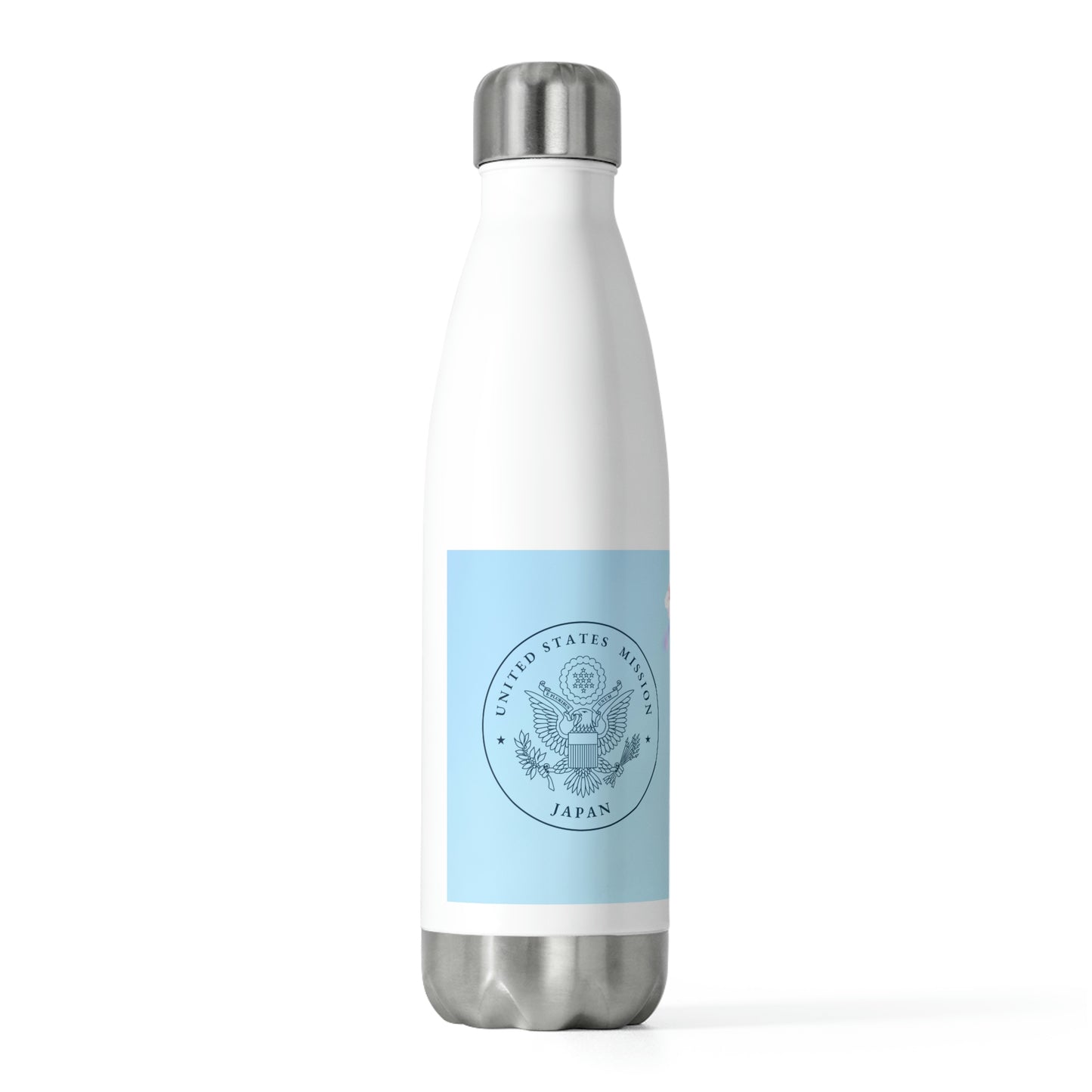 20oz Insulated Bottle: Mission Japan Blue