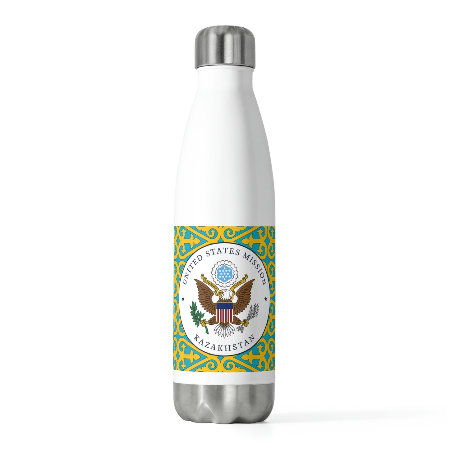 20oz Insulated Bottle: Mission Kazakhstan