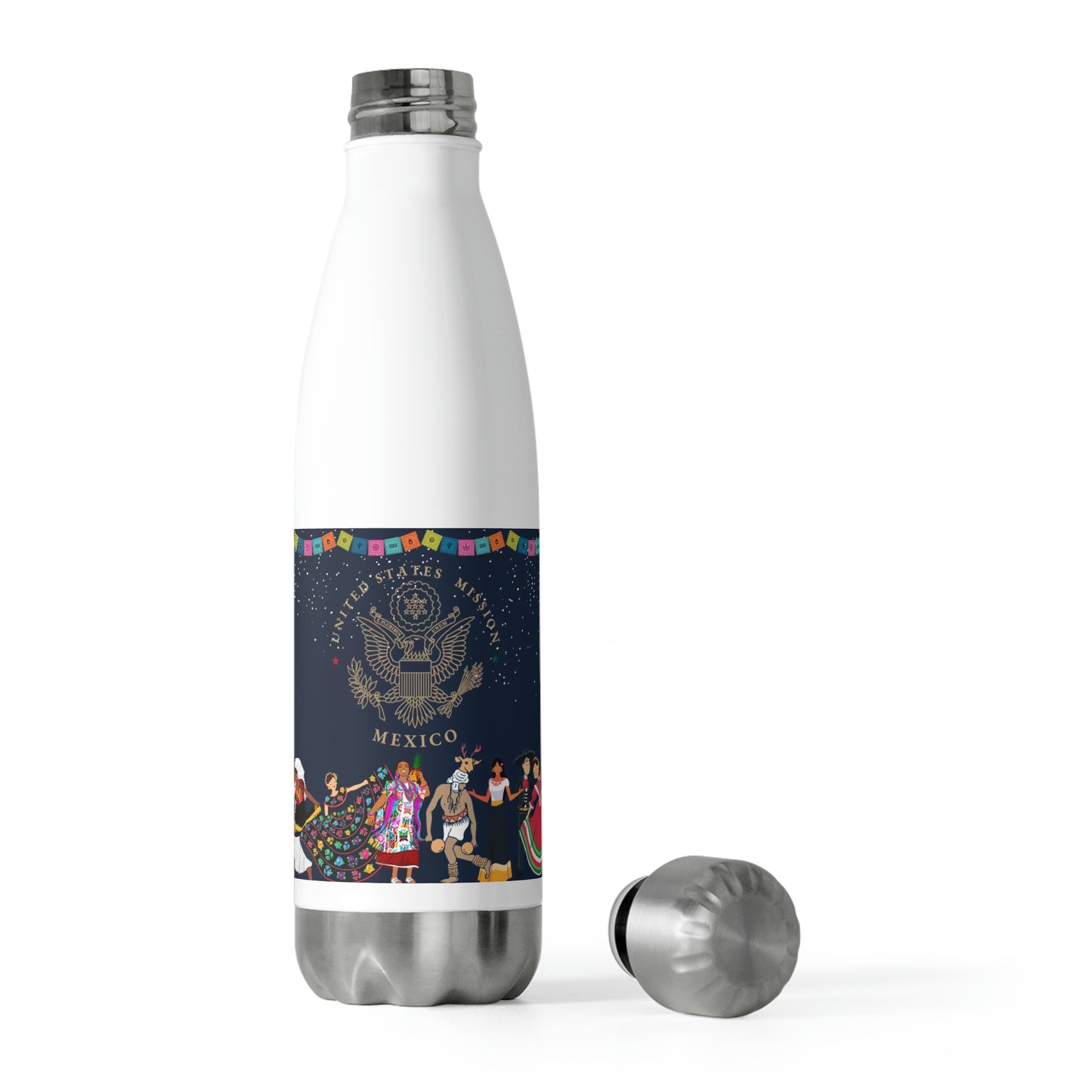 20 oz Insulated Bottle: Mission Mexico