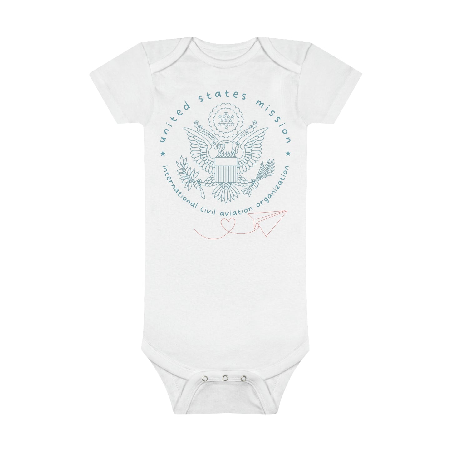 International Civil Aviation Organization Onesie® Organic Baby Bodysuit