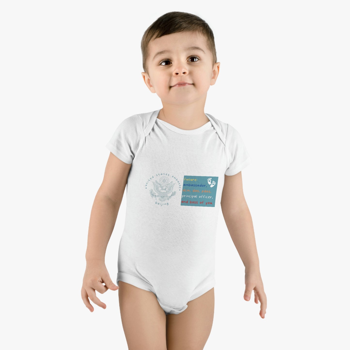 Beijing Onesie® Organic Baby Bodysuit