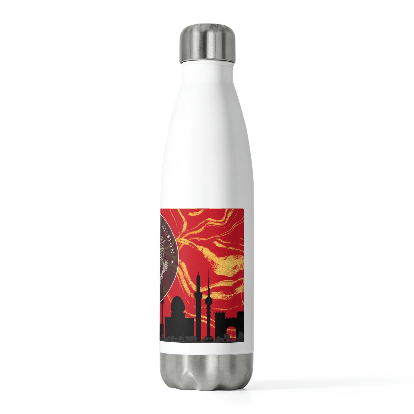 20oz Insulated Bottle: Mission Iraq