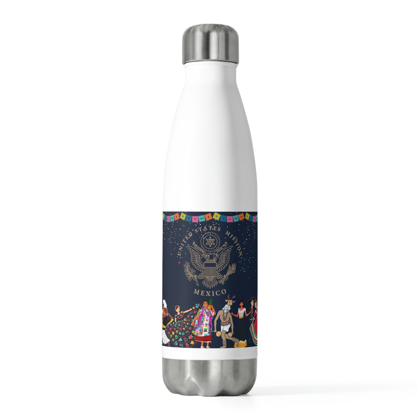 20 oz Insulated Bottle: Mission Mexico