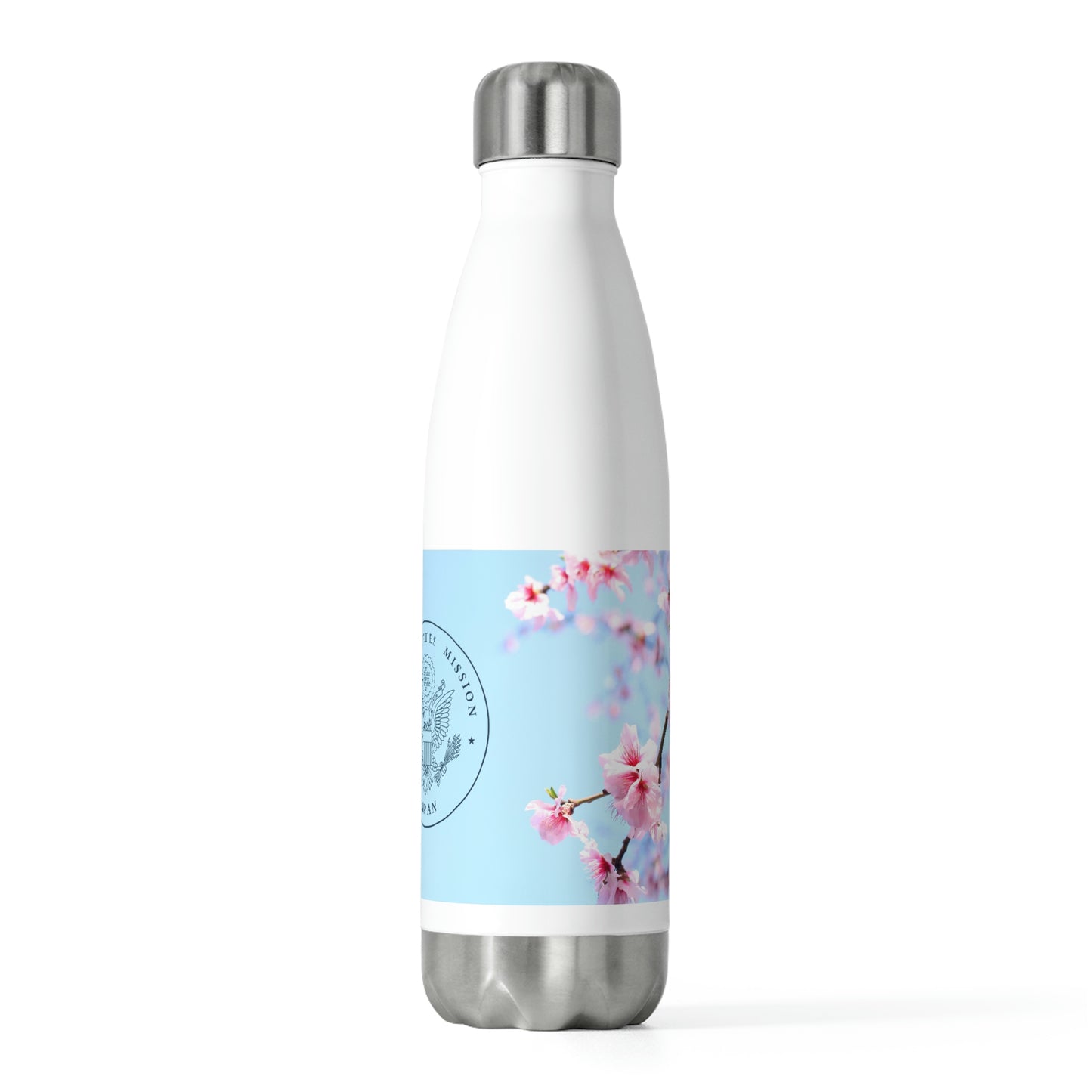 20oz Insulated Bottle: Mission Japan Blue