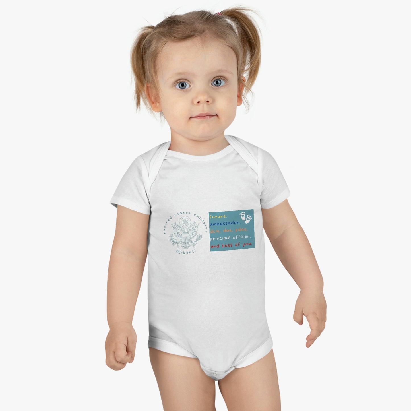 Djibouti Onesie® Organic Baby Bodysuit