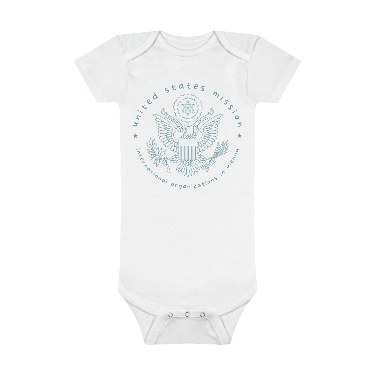 International Organizations in Vienna Onesie® Organic Baby Bodysuit