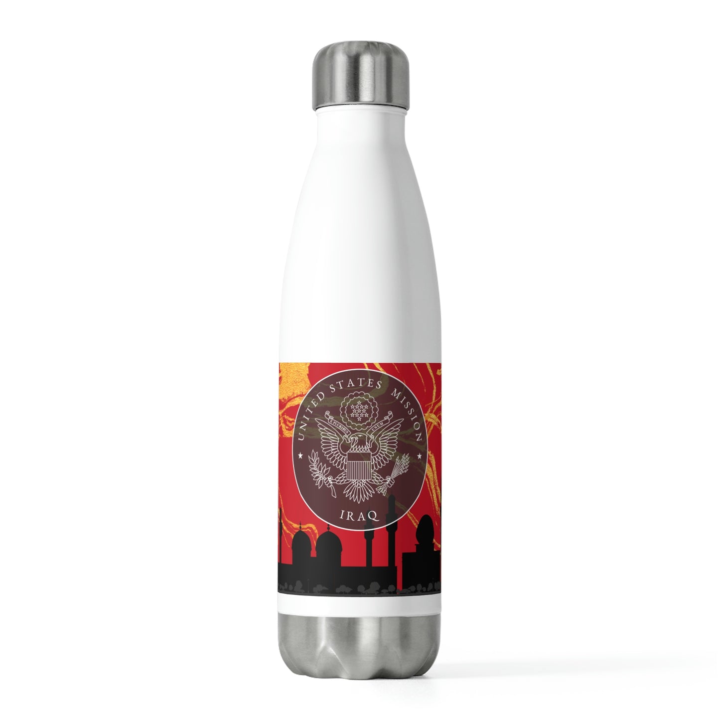 20oz Insulated Bottle: Mission Iraq