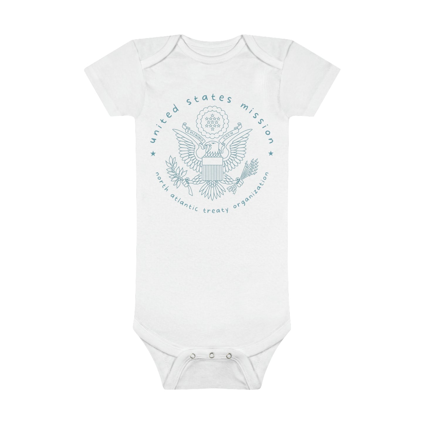 North Atlantic Treaty Organization Onesie® Organic Baby Bodysuit