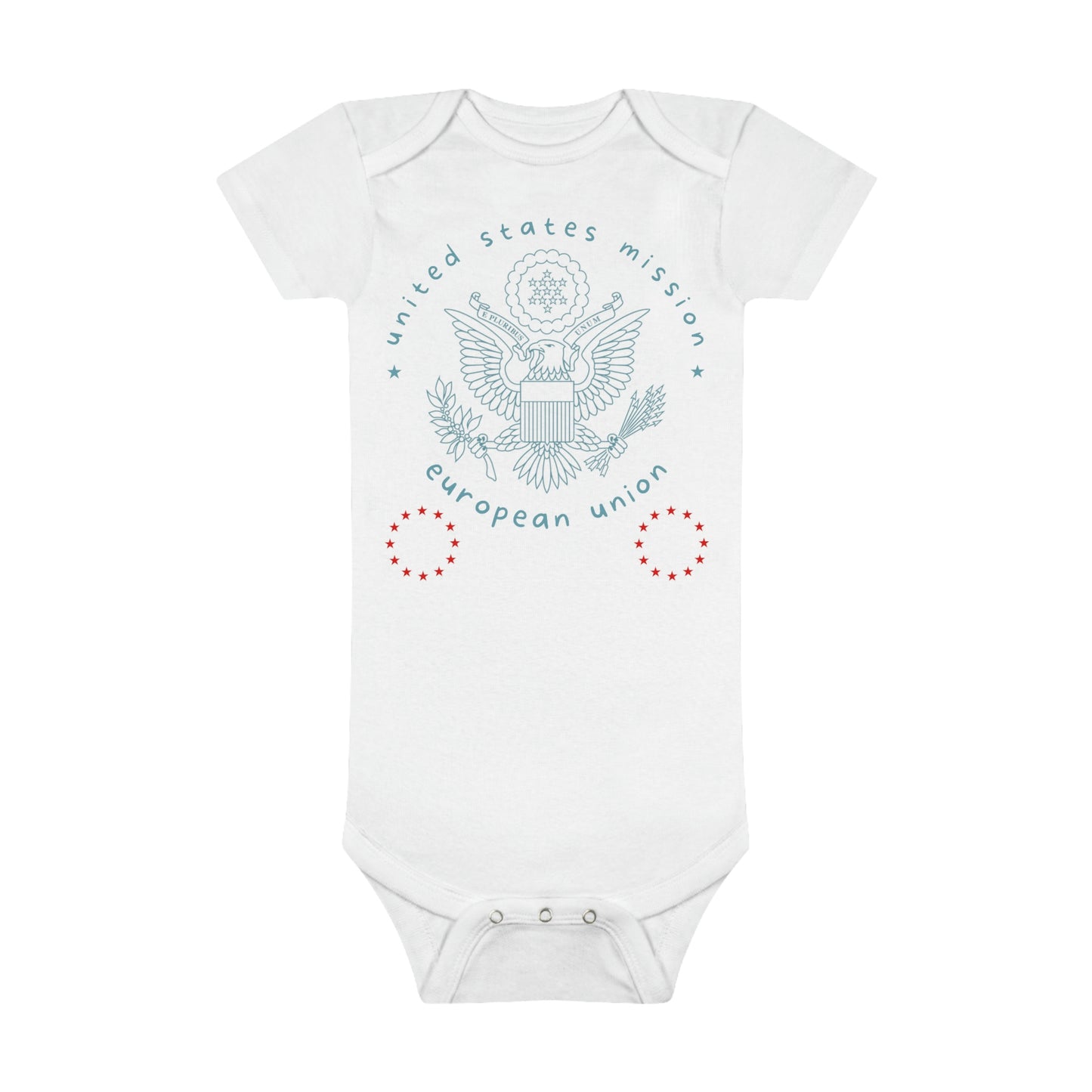 European Union Onesie® Organic Baby Bodysuit