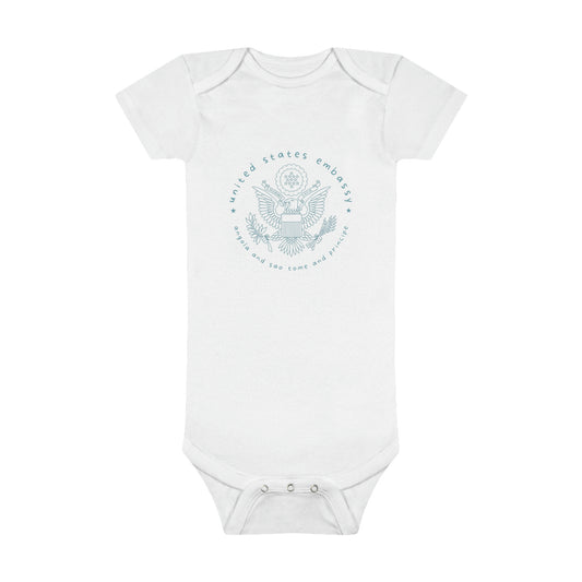 Angola and Sao Tome and Principe Onesie® Organic Baby Bodysuit