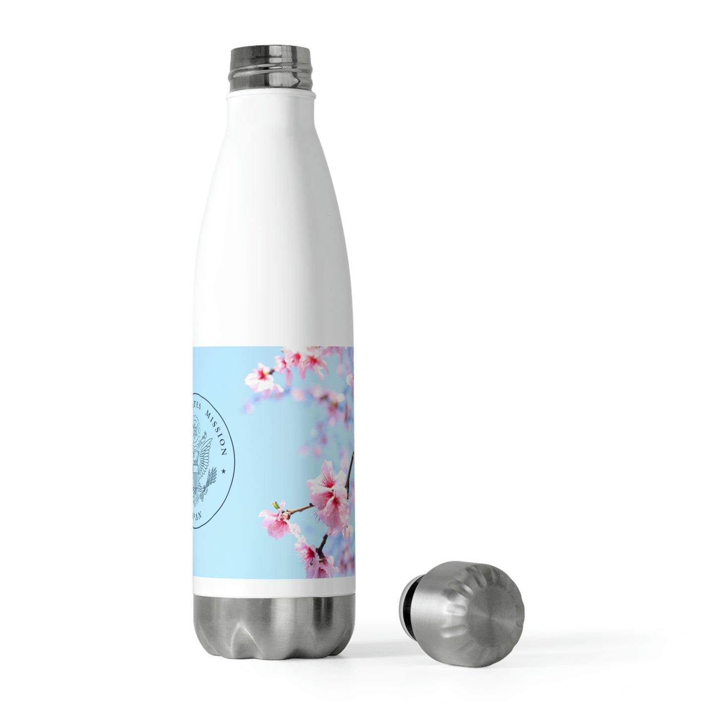 20oz Insulated Bottle: Mission Japan Blue