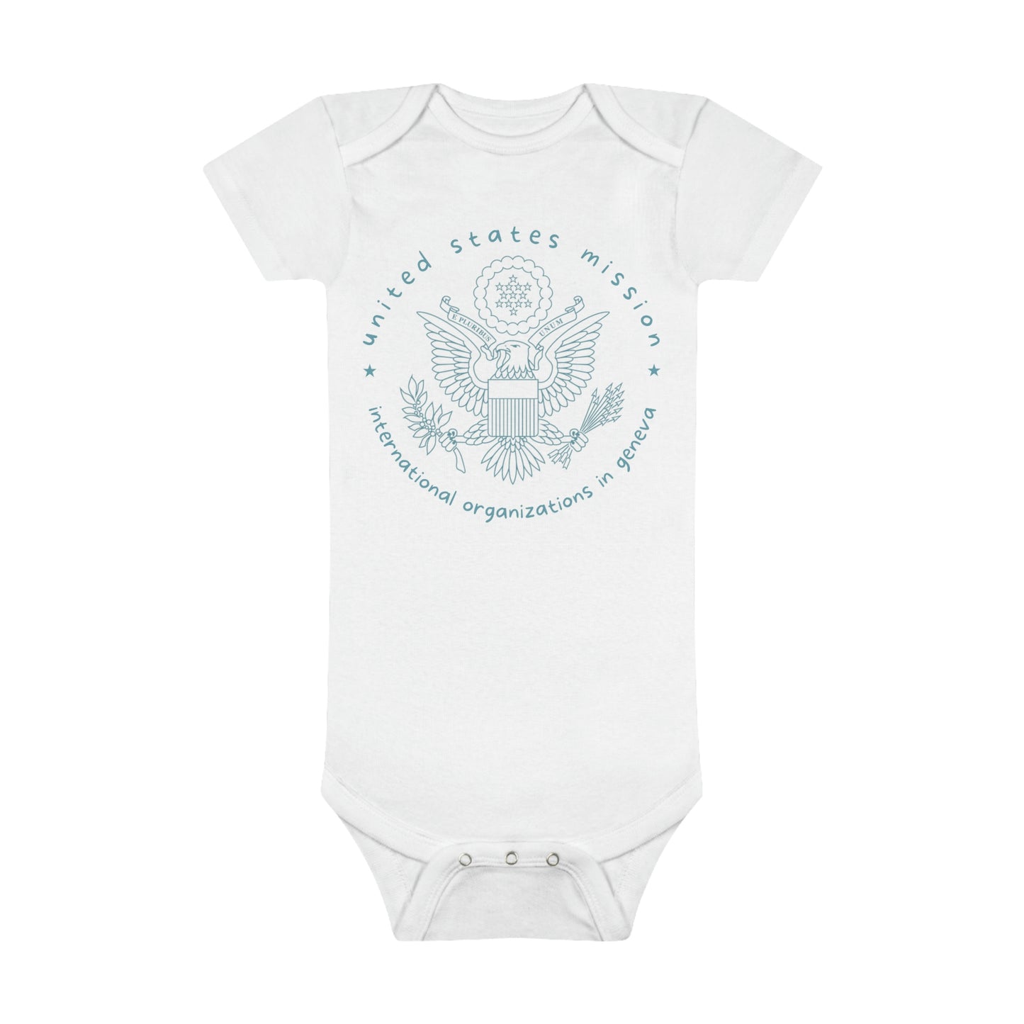 International Organizations in Geneva Onesie® Organic Baby Bodysuit